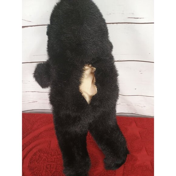Vintage Country Critters Inc. 16" Black Gorilla Plush Puppet Stuffed Animal - Picture 2 of 7